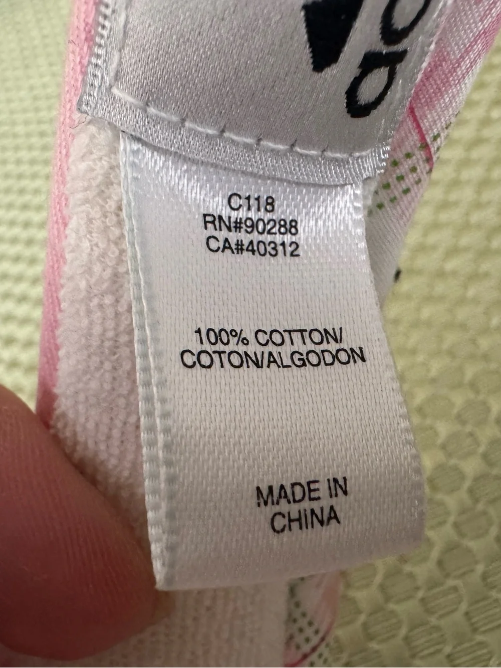 Adidas Pink OS Women’s Visor - White Logo open band for flexible sizing NWOT
